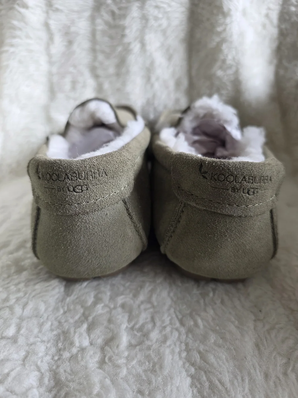 Koolaburra By UGG Men's Suede Shearling-Lined Slip-On Loafers - Taupe